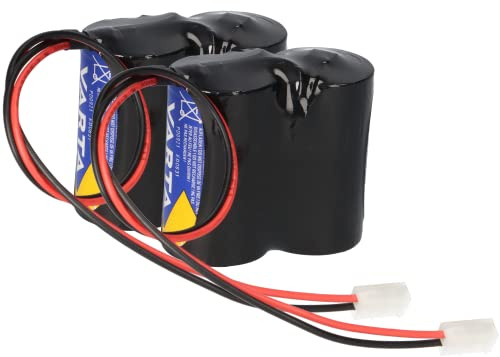Ersatzbatterie Kompatibel ABUS Security-Center Für 2WAY-Funksirene 2x2er Set FU2986 FU8220 FU8222 FUSG50000 - Langlebig - Wartungsfrei - Zuverlässig
