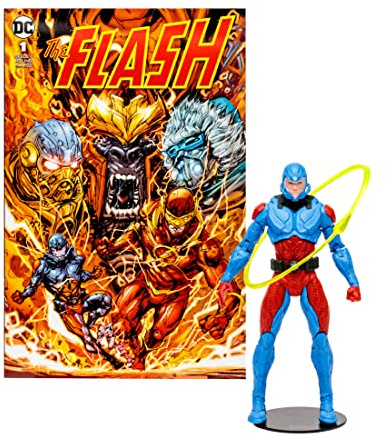 DC Direct Page Punchers - Figura de acción y cómic The Atom Ryan Choi (The Flash Comic), 18 cm