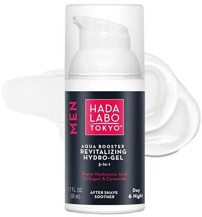 Hada Labo Tokyo Men Hydro-Gel Revitalisierende Feuchtigkeitscreme mit Hyaluronsäure für Tag Nacht