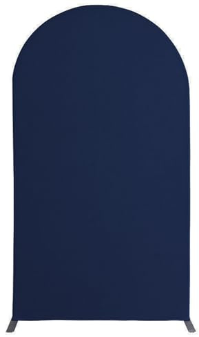 Mateju Copertura Arco Nuziale,Copertura per Sfondo Arco Copertura per Fondale Arco Copertura Sfondo ad Arco per Decorazione Festa Nozze Compleanno Baby Shower (200x100cm/6.6x3.3ft,Blu navy)