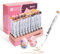 Arrtx Rotuladores de pintura acrílica de 30 colores, marcadores de pintura de tono de piel, bolígrafos de pintura para artistas y adultos, punta de pincel para pintura de roca, madera, lienzo