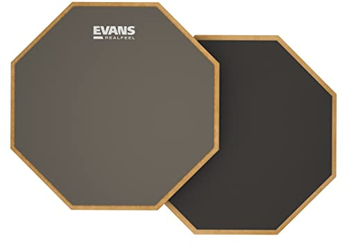 Evans Practice Pad Real Feel RF-12D, 12, double-sided