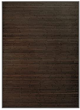 Hogar y Mas Alfombra BAMBÚ MARRÓN Oscuro 140X200