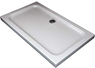 Bac à Douche receveur de douche 70x140 rectangulaire H.5 cm résine Abs
