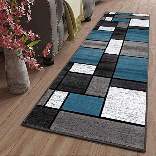 LYYK Tapis de Salon Lavable antiderapant Long Moderne Design Traditionnel Tapis Patchwork pour Les Chambres Jeunes Adulte Fille Garcon ado, 60x120cm Color11