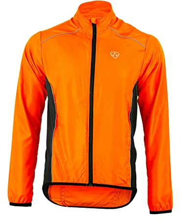 DHERA Sports Wind Stopper Water Repellent Shower Proof Breathable Lightweight High Visibility Rain Cycling Men Jacket