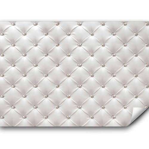 murando - Fototapete Premium-Vlies Leder-Optik Vlies Tapeten Wandtapete XXL Moderne Wanddeko Design Wand Dekoration Wohnzimmer Schlafzimmer Büro Flur Blumen