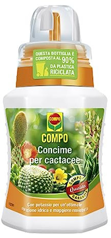 La zappa Concime liquido per cactacee fertilizzante per un'ottimale ritenzione idrica 250 ml
