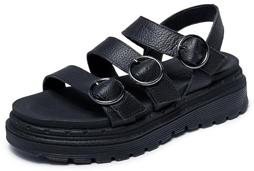 Skechers Jammers-Lite-Poppin' 2.0, Sandalia Mujer, Negro, 39 EU
