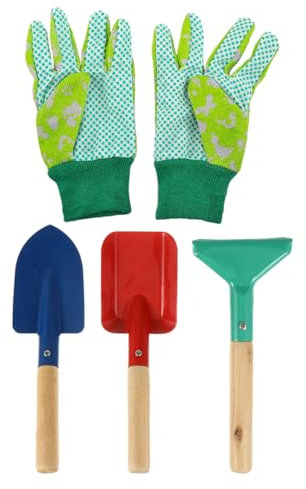 Amosfun 5st Pflanzwerkzeuge Für Kinder Spielzeuge Kinderspielzeug Gartenschaufel Für Kinder Gartengeräte Für Kinder Kindergartengeräte Kinder Schaufel Rechen Hölzern Draussen