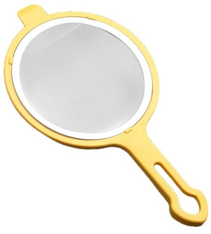 Passoire passoire – Tamis de cuisine pliable, passoire peu encombrante | Passoire alimentaire de conception ergonomique, passoire à thé en vrac facile à transporter en acier inoxydable pour le lait de