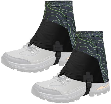Trailrunning-Schuhgamaschen zum Laufen, Trail Gaiters Low Gamasche Sanddichte Bein & Spritzwassergeschützte Outdoor Knöchelgamaschen für Damen und Herren Wandern Klettern Rucksackreisen