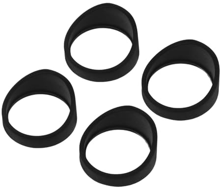 SEWACC 4PCS Soft Rubber Microscope Eyepiece Cover Eyepiece Eye Cup Guard for Stereo Telescope Replacement Parts Fit Anti-glare Eye Shield for Clear Vision and Comfortable Observation