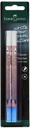 FABER-CASTELL 185539 - Tintenlöscher, Korrekturspitze M, 2 Stück