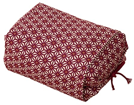 EMOOR Buchweizenschalen Kissen (Hanfrot), hergestellt in Japan