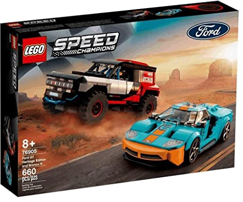 Lego Speed Champions Ford GT Heritage Edition and Bronco R 76905