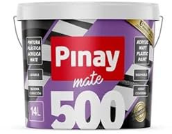 MATE 500 - PINTURA PLASTICA PARA INTERIOR Y EXTERIOR DE ELEVADA CUBRICION (4 L, BLANCO)