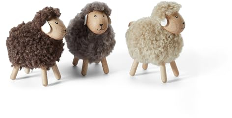 Philippi - FLOCKE & LOTTE Lämmchen - Nicht nur an Ostern eine tolle Dekoration (grau, groß - stehend Lotte)