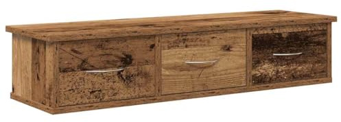 vidaXL Väggskåp gammalt trä 88x26x18,5 cm konstruerat trä