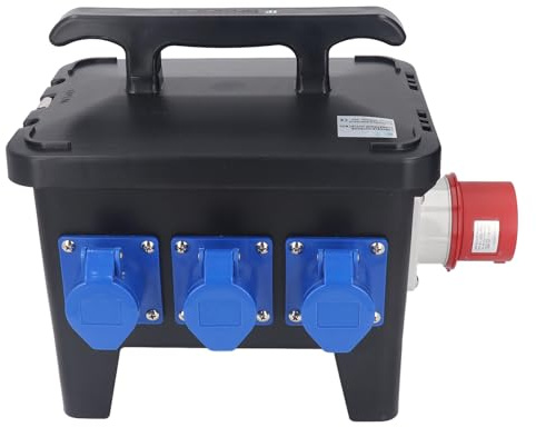 Distribution Box, Compact Distribution Box Carrying Handle Design Portable Outdoor Distribution Box AC, Electricaldistributionboard