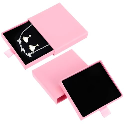 OIXYAZ 2 piezas Cajitas Regalo Pequeñas,caja regalo,Simple y práctico, discreto y único, muy adecuado para el almacenamiento de joyas.