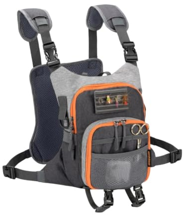 Fly Fishing Chest Pack for Vest Type Backpack