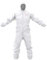 SafeComfort Einweg-Chemikalienschutzanzug Modell H | PSA Kat. III Typ 5b/6b - partikeldicht und bedingt sprühdicht - Infektionsschutz nach EN 14126 (3XL)