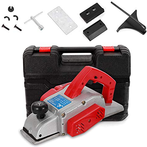 Hobel Hobel Rabot électrique pour rabot (1300 W, largeur de rabot 90 mm, profondeur de rabot : 2 mm, 2 alliage de mangane)