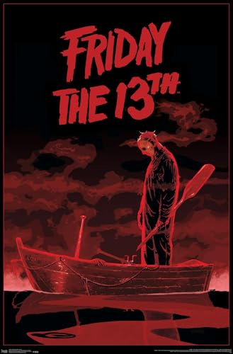 Trends International Friday The 13th - Boat Wall Poster, 22.375 x 34, Unframed Version