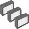 kwmobile Filter Set kompatibel mit iRobot Roomba e/i Serie - 3x Ersatzfilter Hochleistungsfilter - Staubsauger Zubehör für Modelle e5 i7 i7+