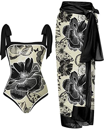 LAOSU Maillot De Bain Femme 2 Pieces,D'Été Maillot De Bain Armature 2 Pièces,Maillot De Bain 1 Piece String,Maillot De Bain Sans Bretelle,Maillot De Bain 2 Pièces String,Maillot De Bain Taille Haute S