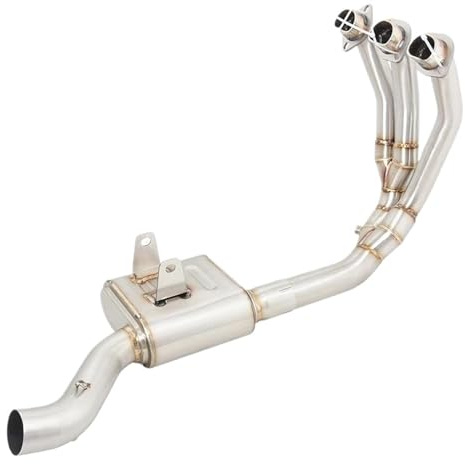 de Escape para motocicleta sistema de Escape Para Triumph para Trident 660 sistemas completos Escape de motocicleta tubo de enlace medio delantero modificado 51mm con silenciador de presión trasera