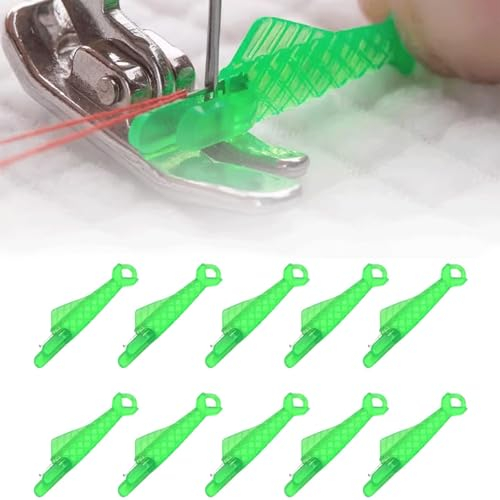 ROMANVIC Nadeleinfädler,10 Stück Einfädelhilfes,Fisch-nadeleinfädler für Nähmaschinen,Nähnadeln Einfädler,Einfädler Nadel Threading Tool für Handnähen