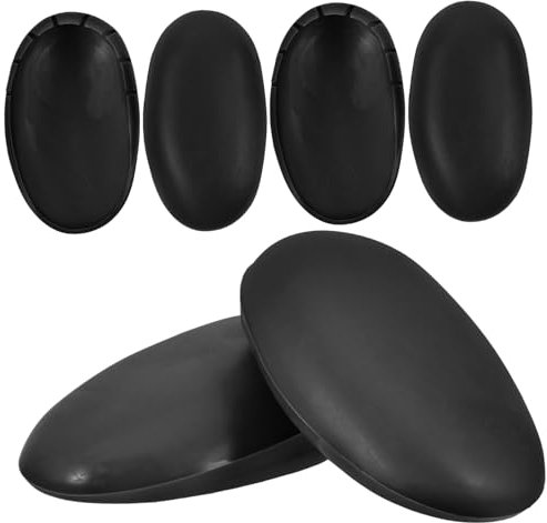 Vaguelly 3pares Orejas Reutilizables Para Peluquería y Permanente Silicona Seguro Para Uso Profesional y Personal