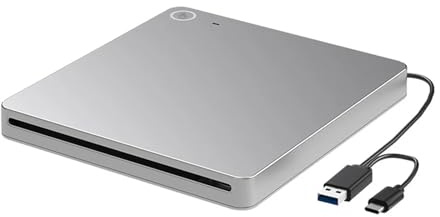 Extern DVD-brännare USB 3.0 Typ-C CD/DVD Optisk enhet Bärbar for PC Laptop Bred kompatibilitet