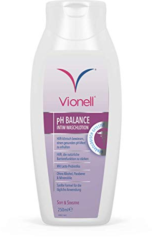Vionell pH Balance Intimwäsche für die tägliche äußere weibliche Hygiene mit LactoPrebiotic, 250 ml