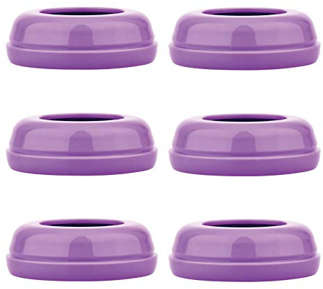 Maymom Flaschenverschluss kompatibel mit Lansinoh Momma Stillflaschen, Lansinoh Nippel, nicht Original Lansinoh Flaschen, Lansinoh Pumpenteile, Lansinoh Signature Pro, Smartpump, Handmilchpumpe (6ct)