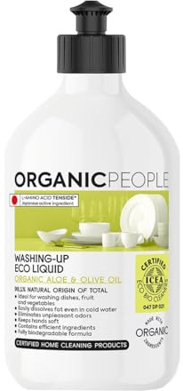 Líquido Lavavajillas Ecológico Aloe y aceite de oliva 500 ml