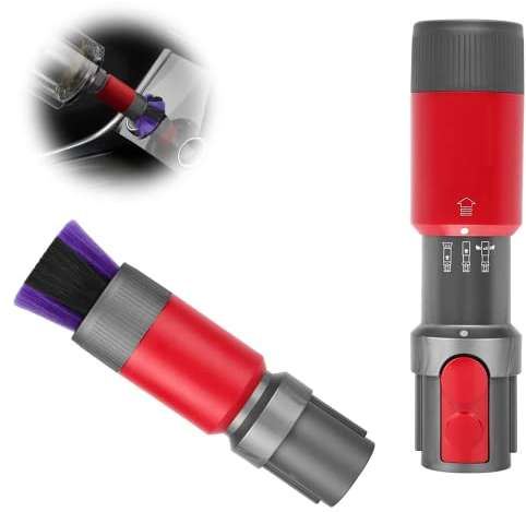 Dyson Staubsauger Zubehör,Rückstandsloser Staubpinsel Staubsauger, für Dyson Staubsauger, Antistatisch Staubsauger Zubehör für Dyson V8/V10/V11/V12/V15, zur Effektiven Staubentfernung