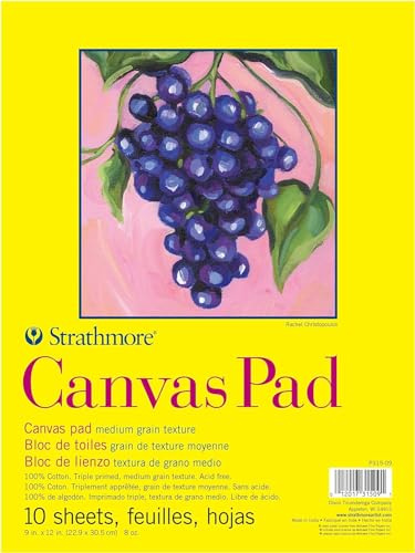 Strathmore 300 Series Canvas Pad, White