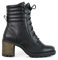 CHATTAWAK 12ferraranoir40, Botas Cortas al Tobillo Mujer, Negro, 40 EU
