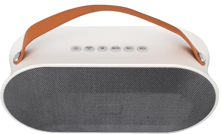 Mikrofonset, Brusreducering Lång Batteritid Högtalarmikrofonset BT Wireless för dans (Vit och 1 mikrofon)
