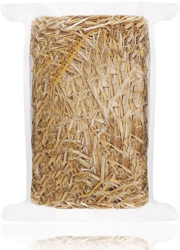 3LB Natural Wheat Straw, Premium Organic Straw for Animal Bedding, Garden Mulch, Compost, and DIY Crafts - Eco-Friendly, Chemical-Free, and Multi-Purpose