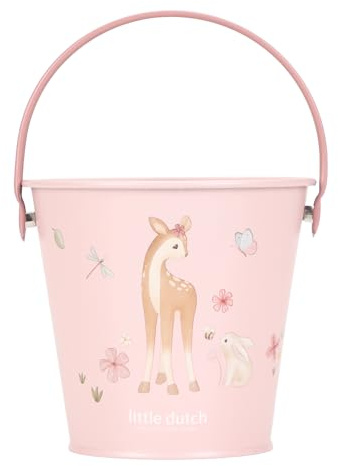 Little Dutch 9108 Eimer für Kinder - Fairy Garden rosa