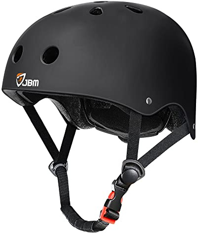 JBM Skateboard Helmet - Lightweight, Adjustable & Ventilated Helmet for Scooter, Roller Skate, Inline Skate