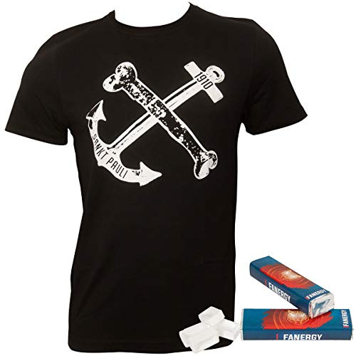 FC St. Pauli Anker Herren T-Shirt Schwarz