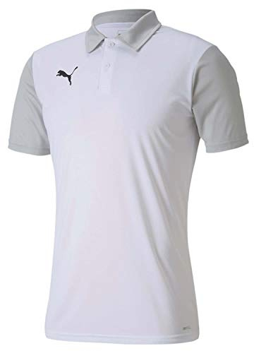 PUMA Teamgoal 23 Sideline Polo Camiseta, Hombre, Puma White/Gray Violet, L