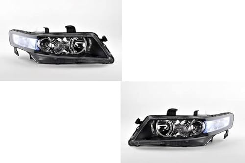 Johns, juego de faros compatible con Honda Accord, faros CL/CM 01/06- H1/H1, izquierdo y derecho