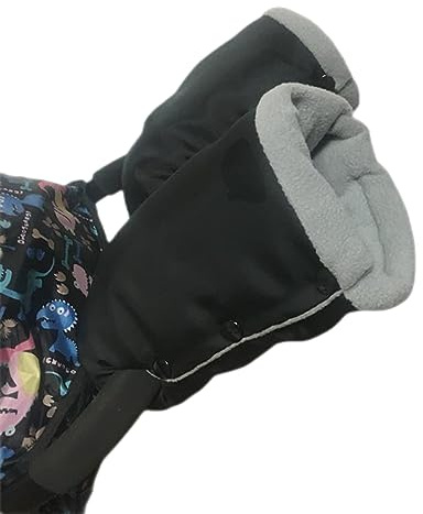 Stroller Fleece Hand Muff,Winter Warm Stroller Gloves,Hand Warmer Waterproof Windproof Anti-Freeze Extra Thick Pram Accessories Baby Stroller Gloves