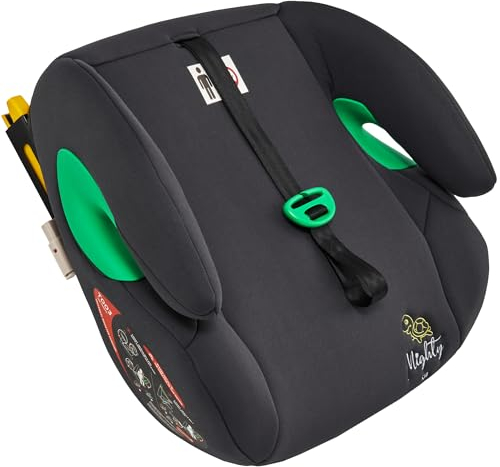 Mighty Kid Auto Kindersitz 15-36 kg - Sitzerhöhung für das Auto [mit ISOFIX] - Kindersitz ab 3 Jahre ohne Rückenteil - sitzerhöhung auto kinder isofix kindersitzerhöhung 15-36 kg kinderautositze